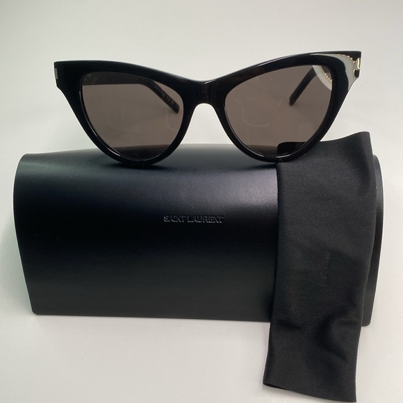 Authentic-  Saint Laurent SL-425-001-54 54mm New Sunglasses - Picture 8 of 17
